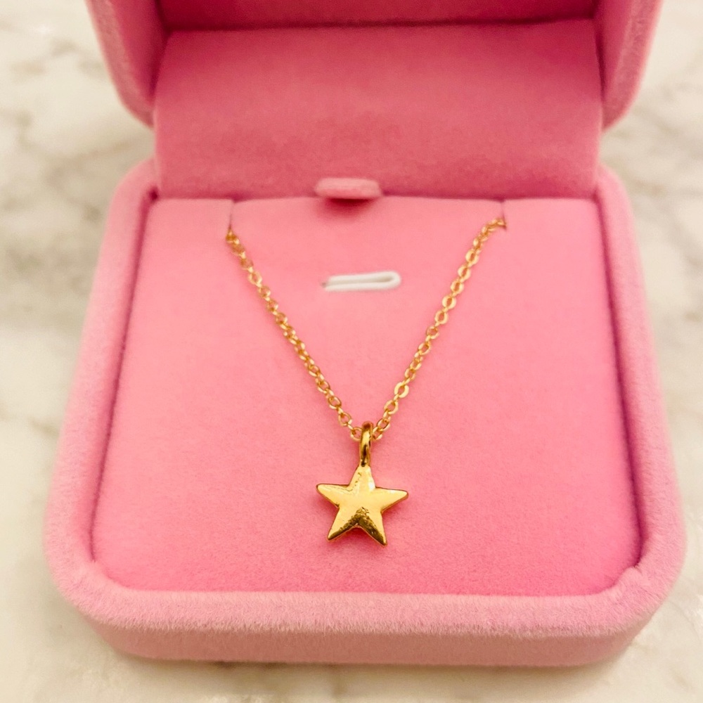 Gold Plated Star Pendant Necklace